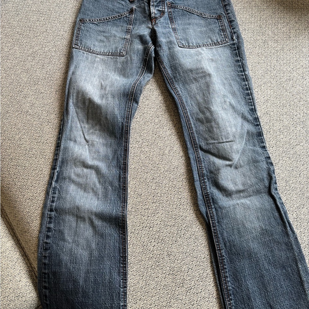 Jacob Blue Straight Leg Jeans Classic Style